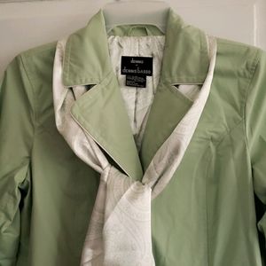 NWOT Dennis Brasso Raincoat w/ Matching Scarf